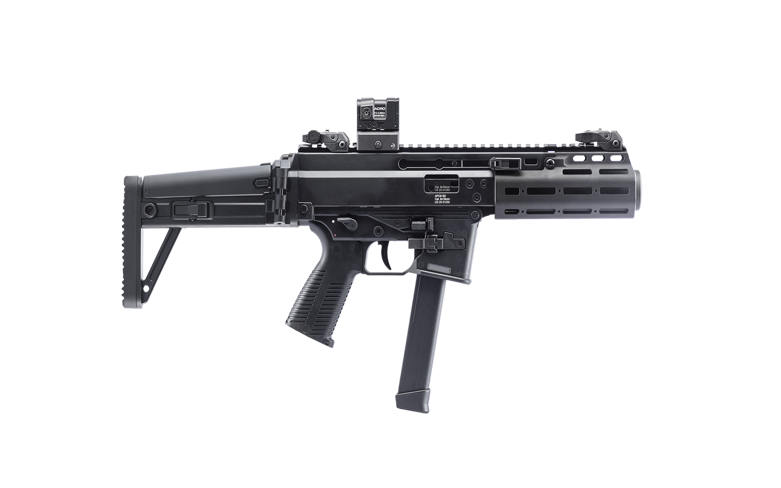 APC9 SD G SubCompact Pistol B&T USA SBR Tactical Military SOF Aimpoint Glock Personal Defense CQB Suppressed Integral Suppressed PDW