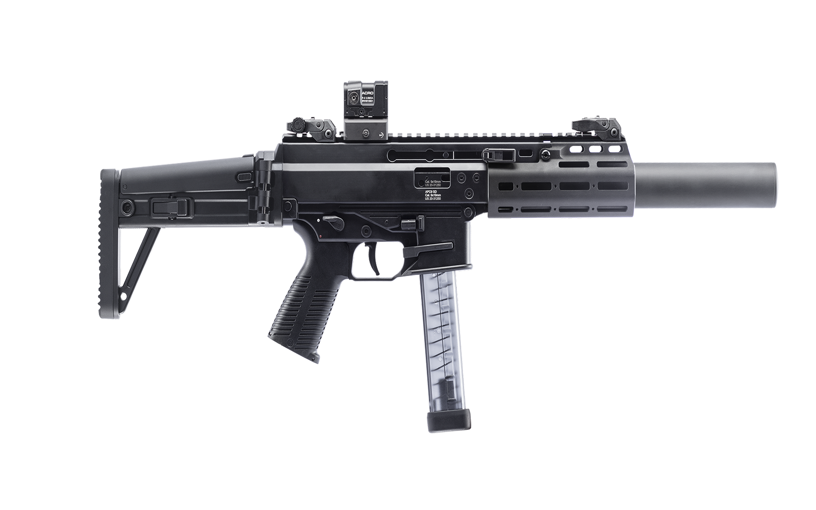 APC9 SD B&T USA Tactical AR15 SBR Military SWAT SOF Top-Rated Suppressor Personal Defense PDW SBR Integrally Suppressed