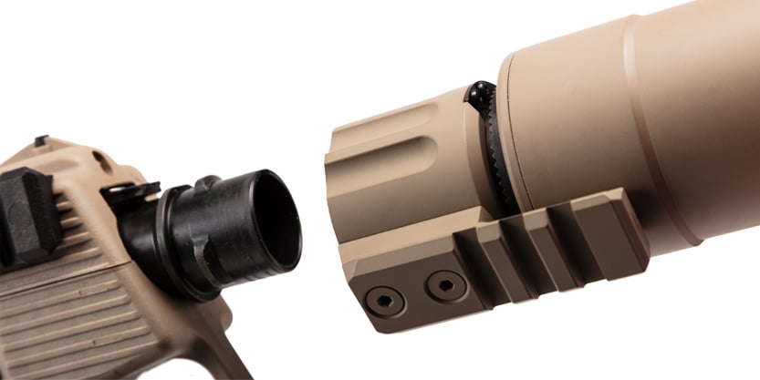 Proprietary 3-Lug Attachment System